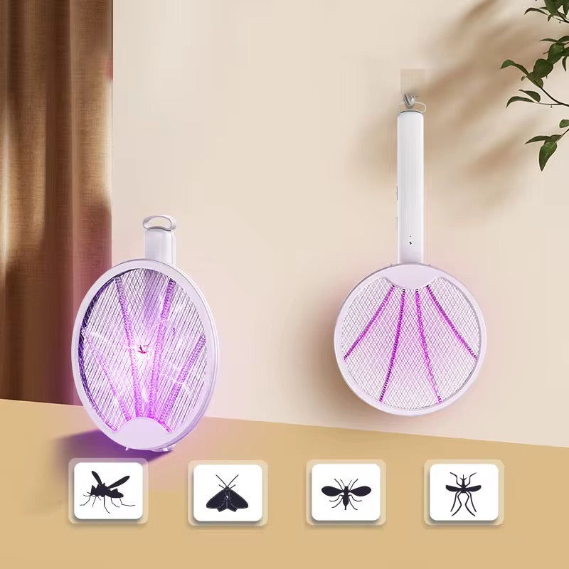 Rechargeable Electric Mosquito & Bug Zapper Racket