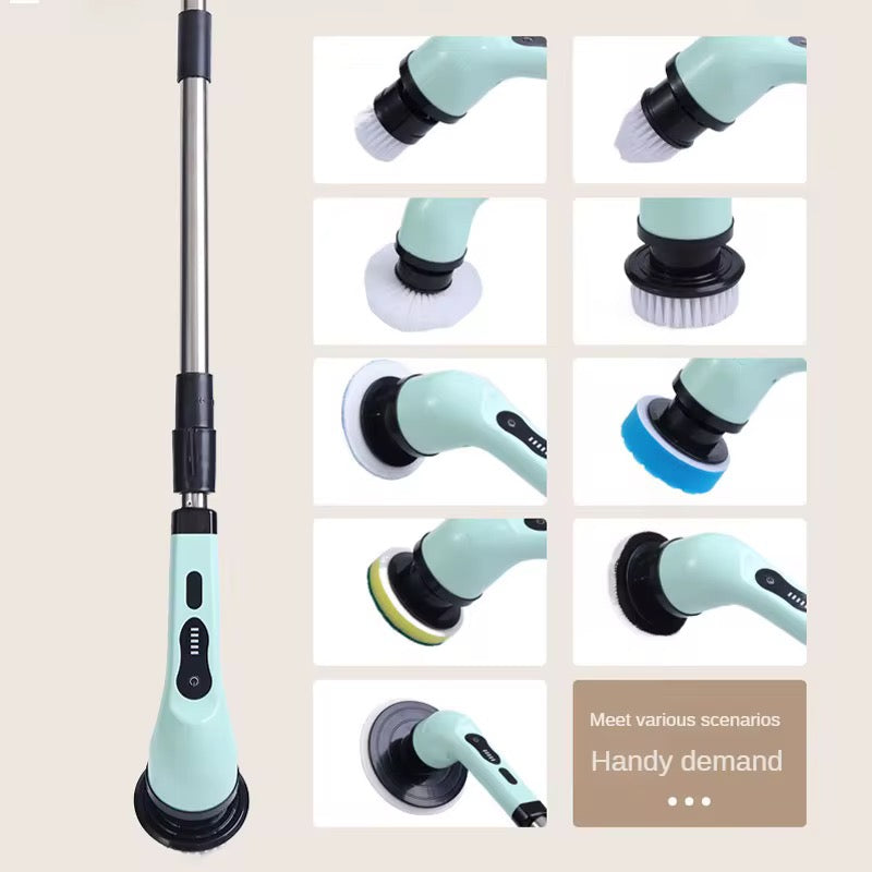 Electric Spin Scrubber – Cordless Cleaning Brush with Extendable Handle