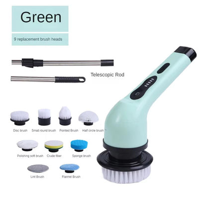 Electric Spin Scrubber – Cordless Cleaning Brush with Extendable Handle