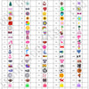 Big charms design 10 pcs