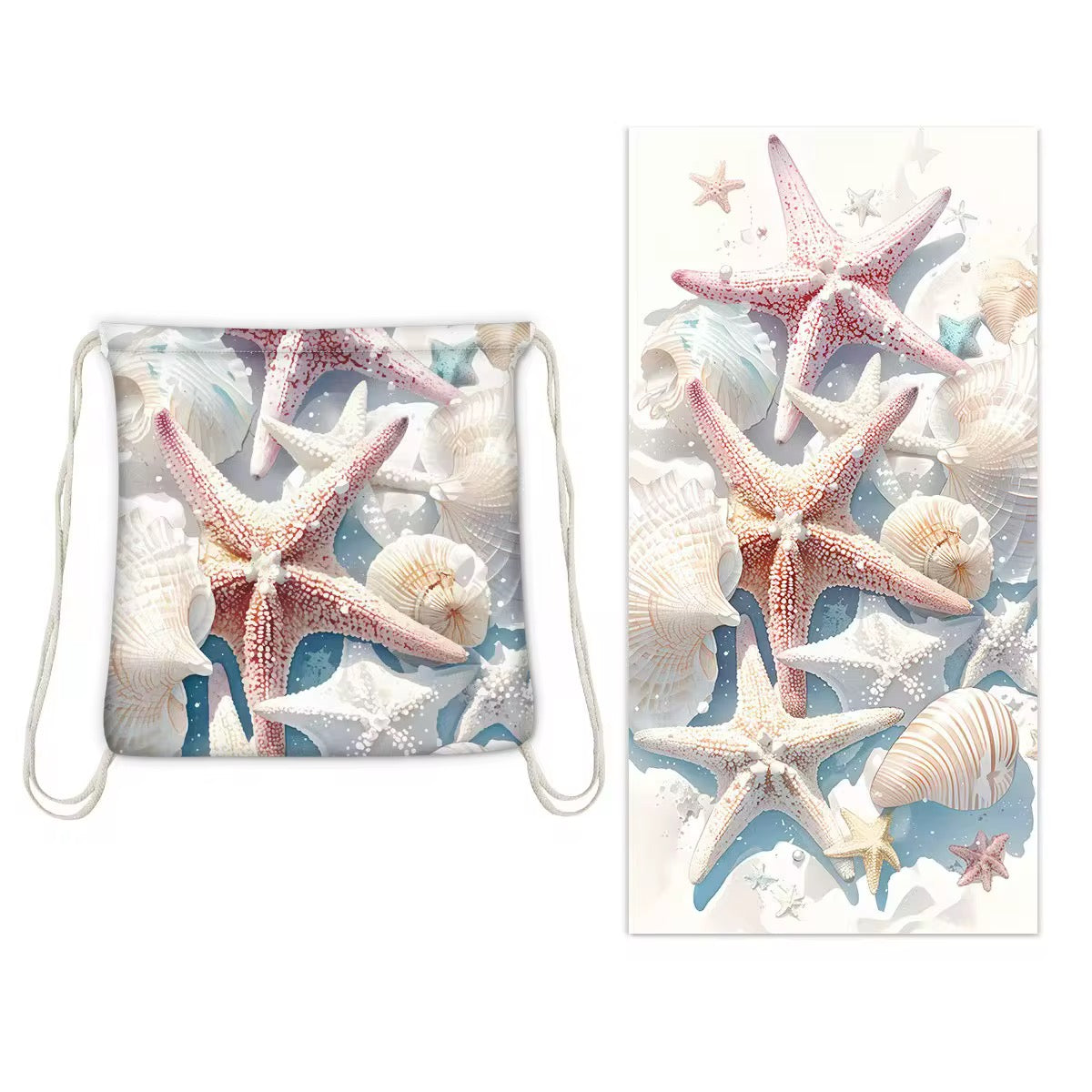 2-in-1 Beach Towel Backpack