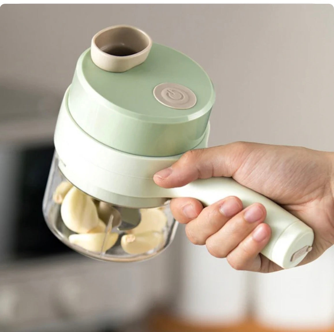 Handheld Electric Vegetable Cutter | 4-in-1