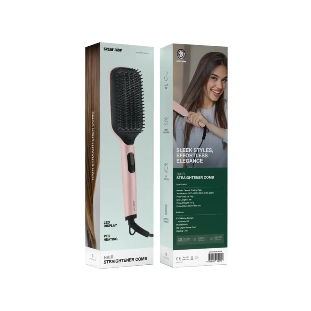 Green Lion LED Hair Straightening Brush
