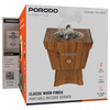 Porodo Lifestyle Classic Wood-Finish Portable Incense Burner