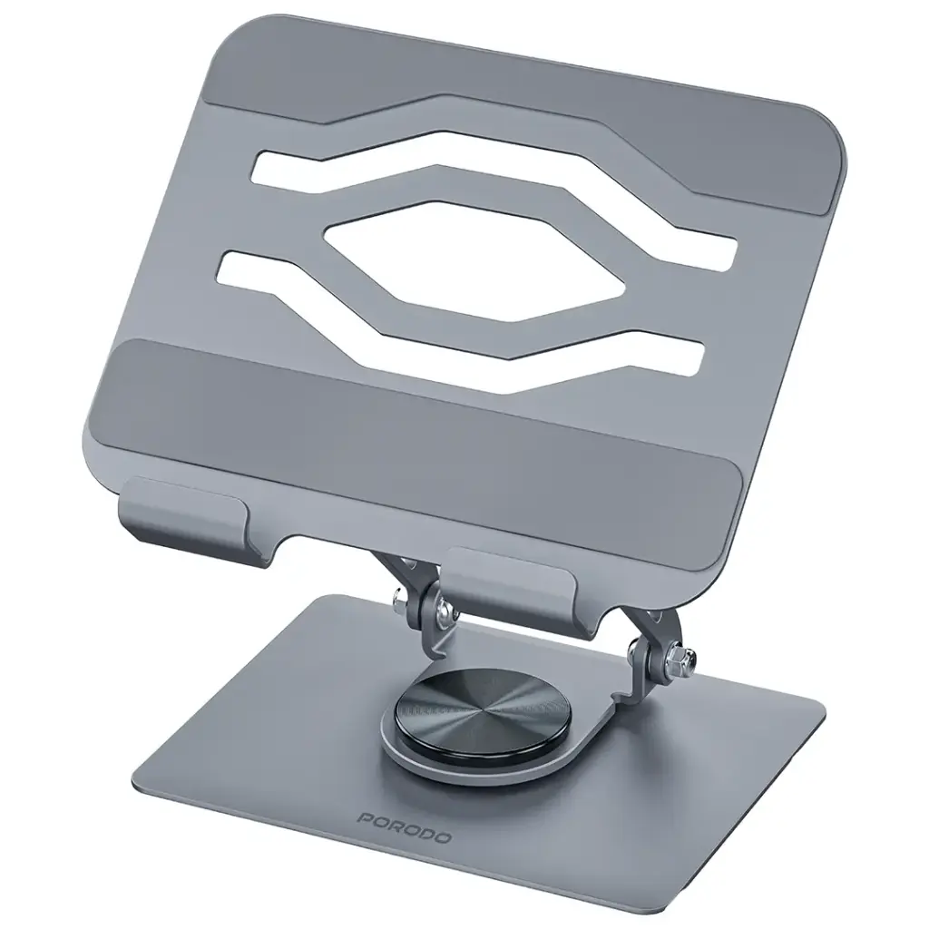 Porodo Zelo 360° Rotatable Tablet Holder with Silicone Grips