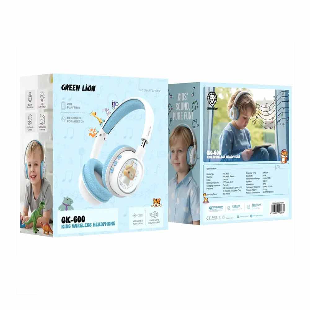 GREEN LION GK-600 KIDS WIRELESS HEADPHONE