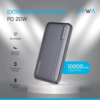 PAWA Extreme Power Bank PD 20W – 10000mAh