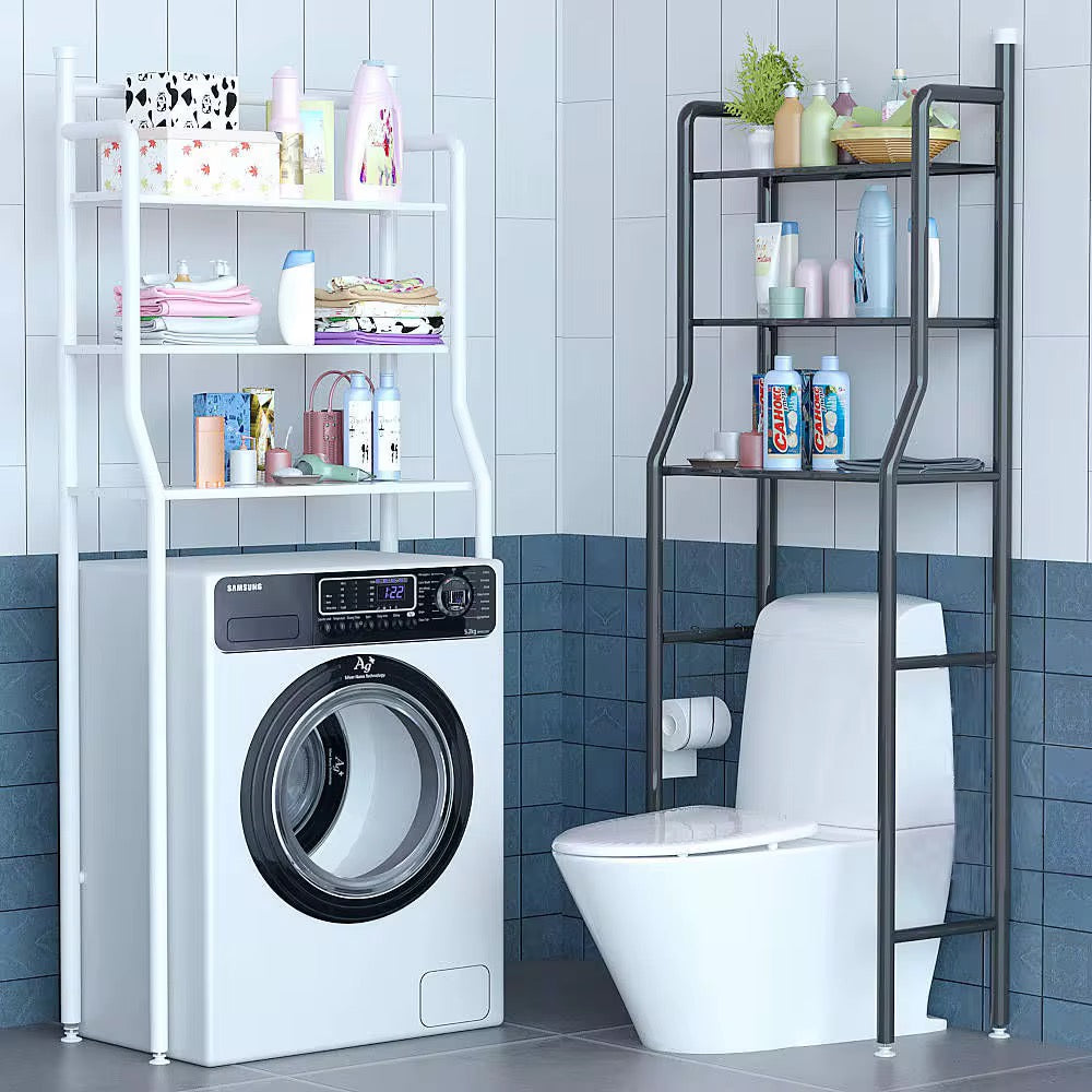 Space-Saving Washing Machine Storage Rack