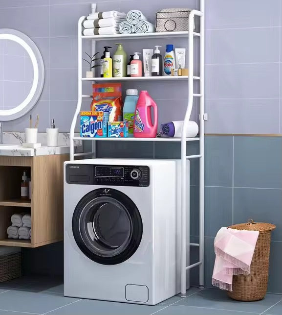 Space-Saving Washing Machine Storage Rack