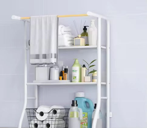 Space-Saving Washing Machine Storage Rack