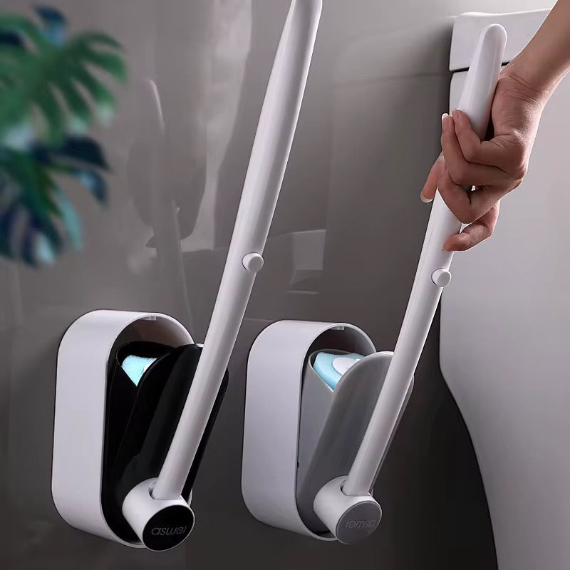 Smart Toilet Brush with Slim Hygienic Holder