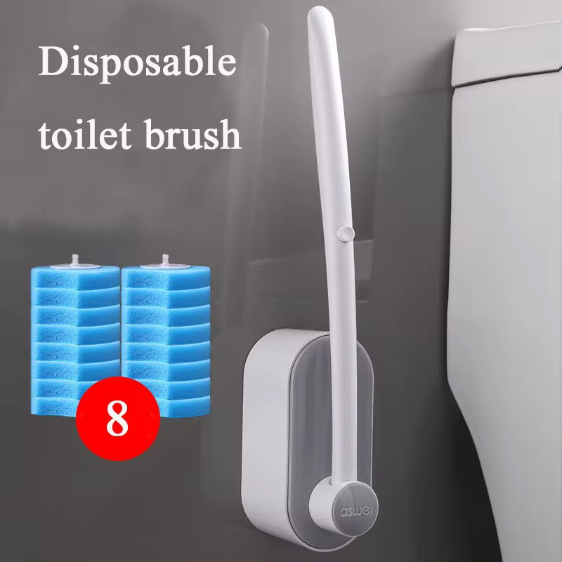 Smart Toilet Brush with Slim Hygienic Holder