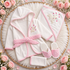 Luxury Baby Bath Gift Set – Soft Hooded Robe Collection