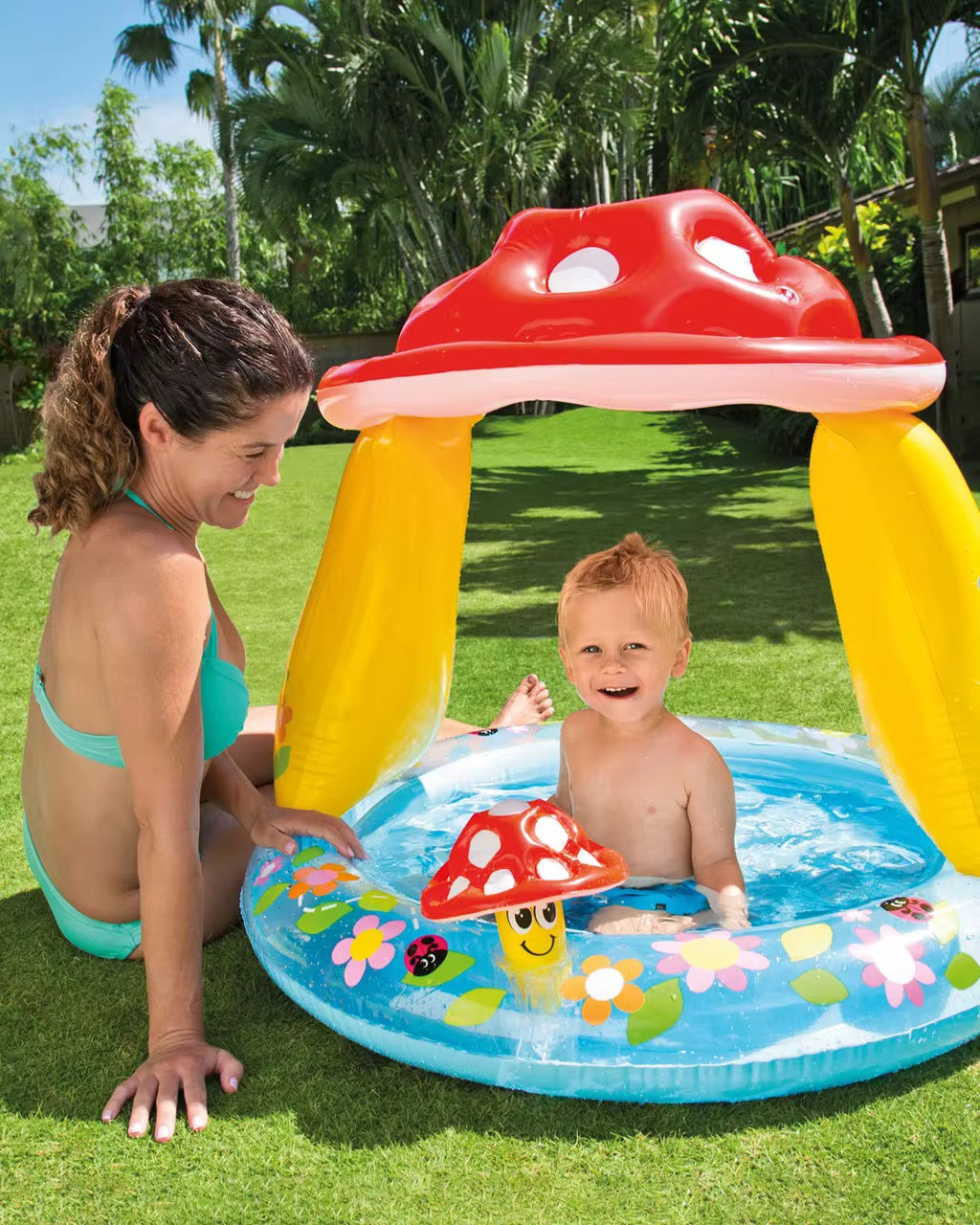 Mushroom baby pool