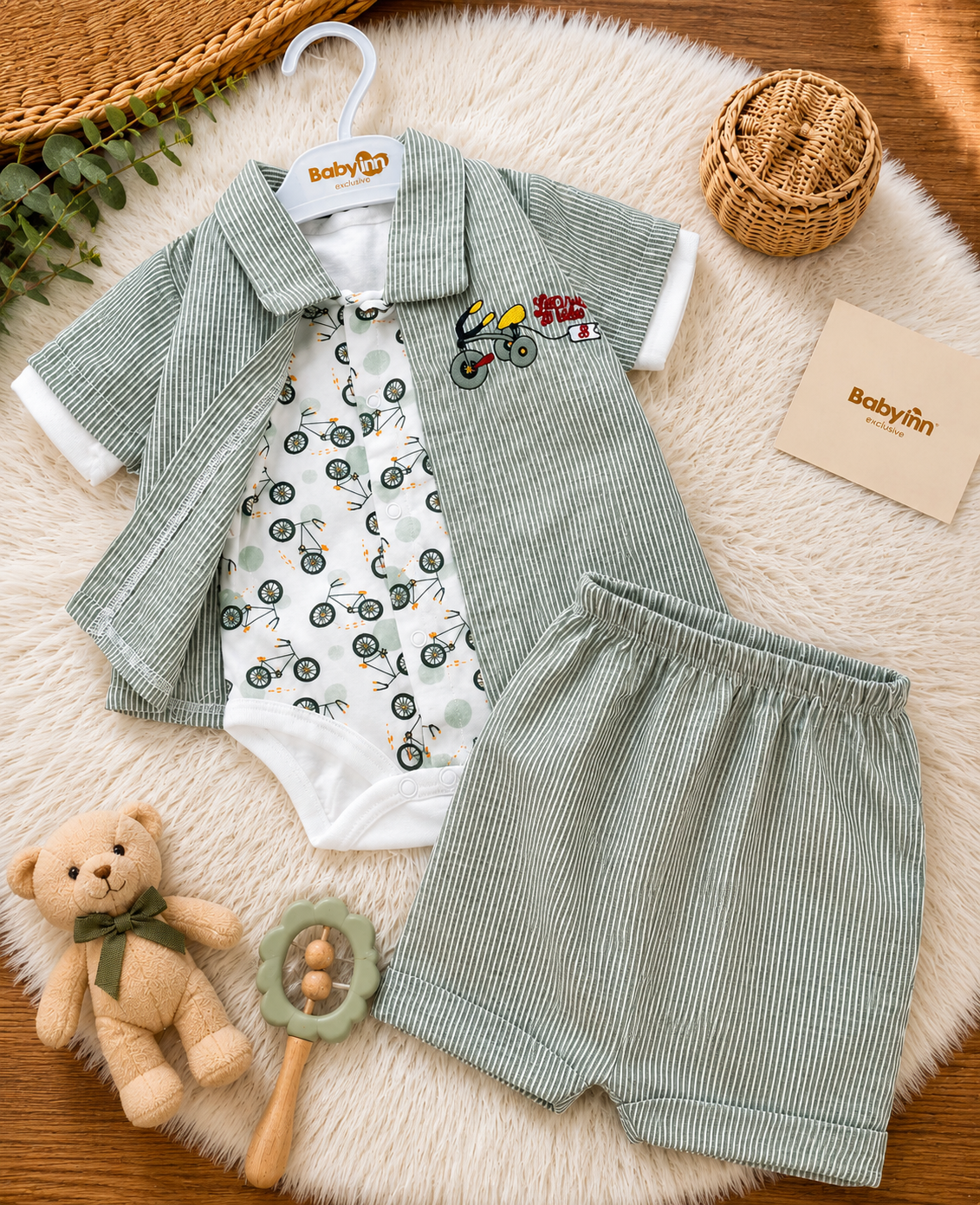 Baby Bicycle Summer 3-Piece Set